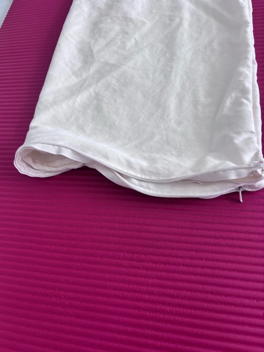 OAKE Solid Cotton Tencel 2-Pc. Duvet Cover Set, Twin Size in Ivory